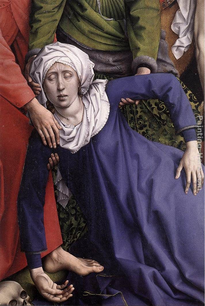 Rogier van der Weyden Deposition [detail 1]